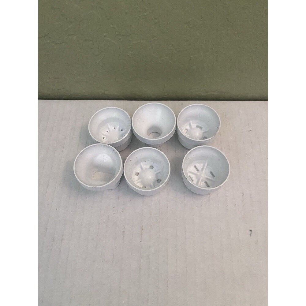 Omega Juicer 8003 8004 8005 8006 Nozzle Caps Replacement Parts White Genuine